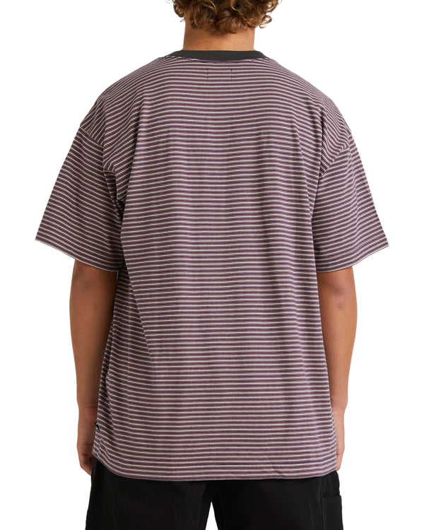 Absense Stripe Short Sleeve Tee