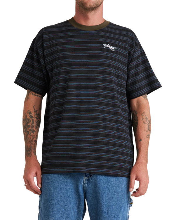 Absense Stripe Short Sleeve Tee