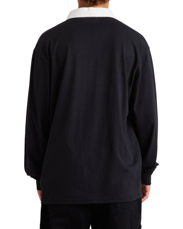 Warped Long Sleeve Rugby Shirt