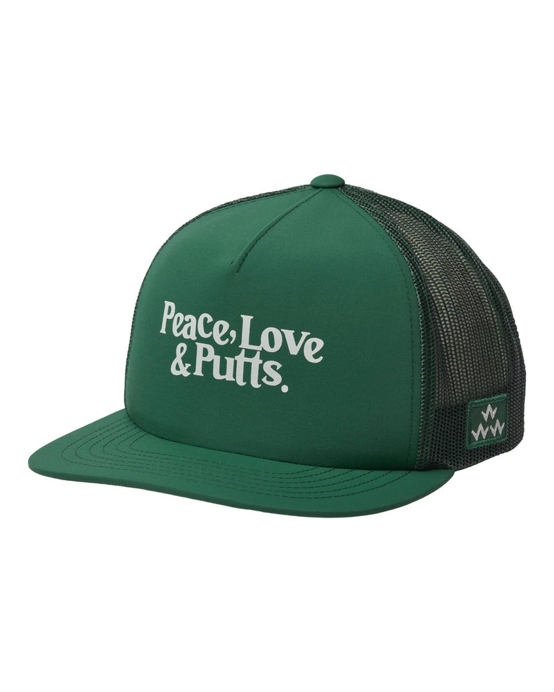 Peace, Love And  Putts Snapback Cap