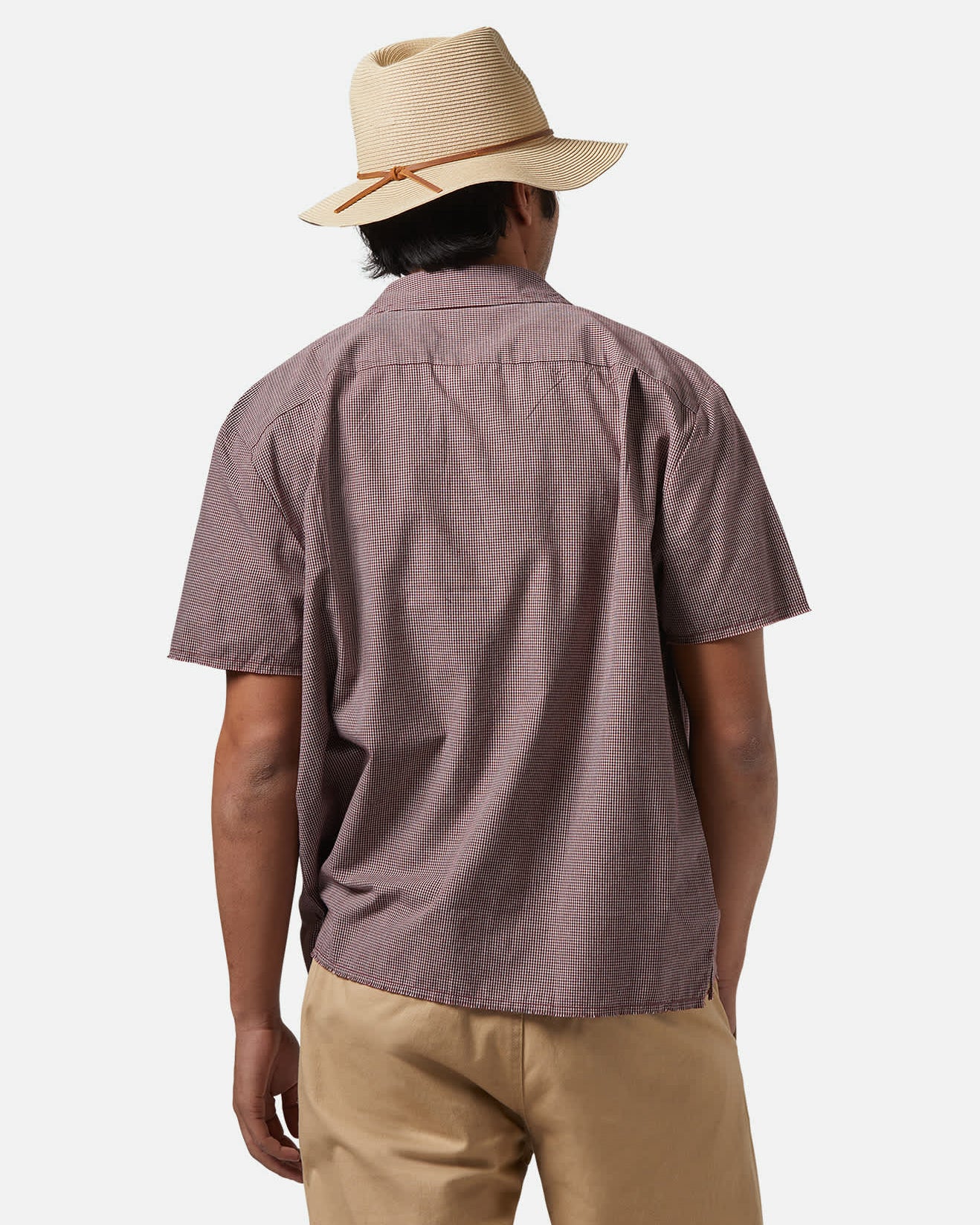 Wesley Straw Packable Fedora