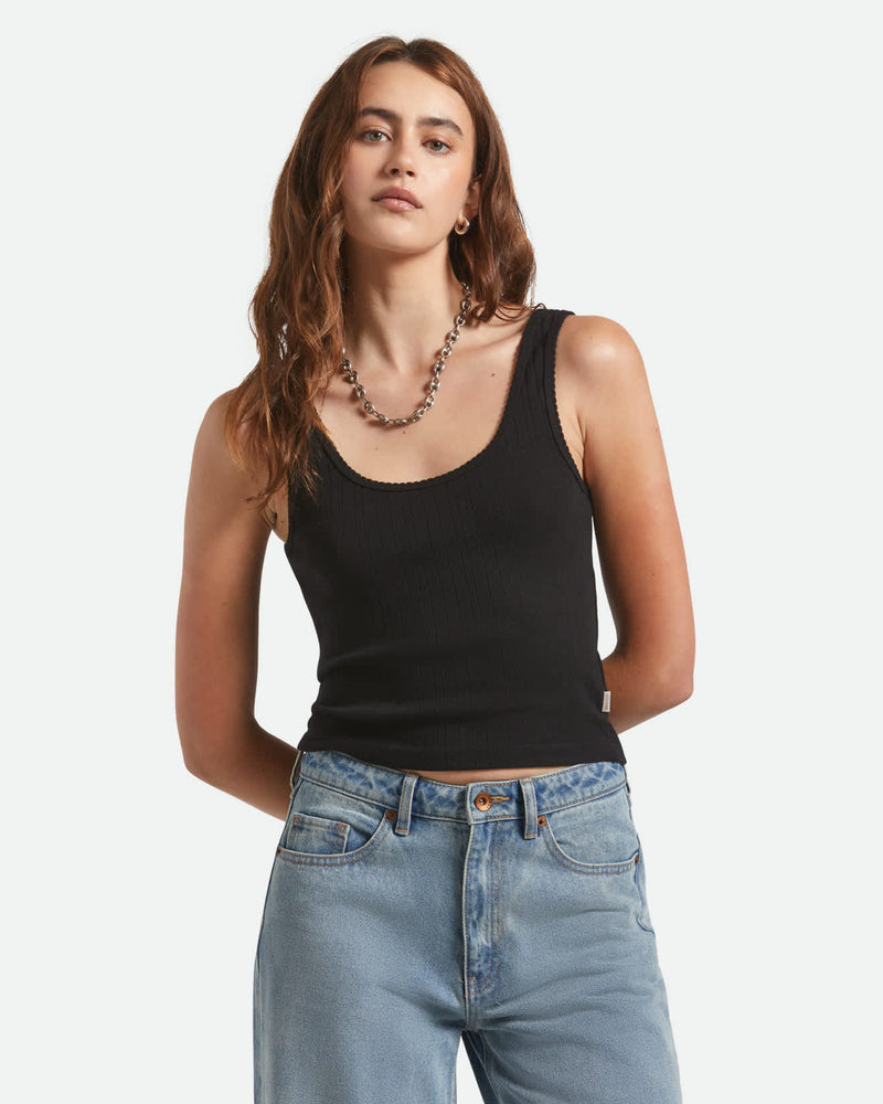 Pointelle Slim Fit Tank