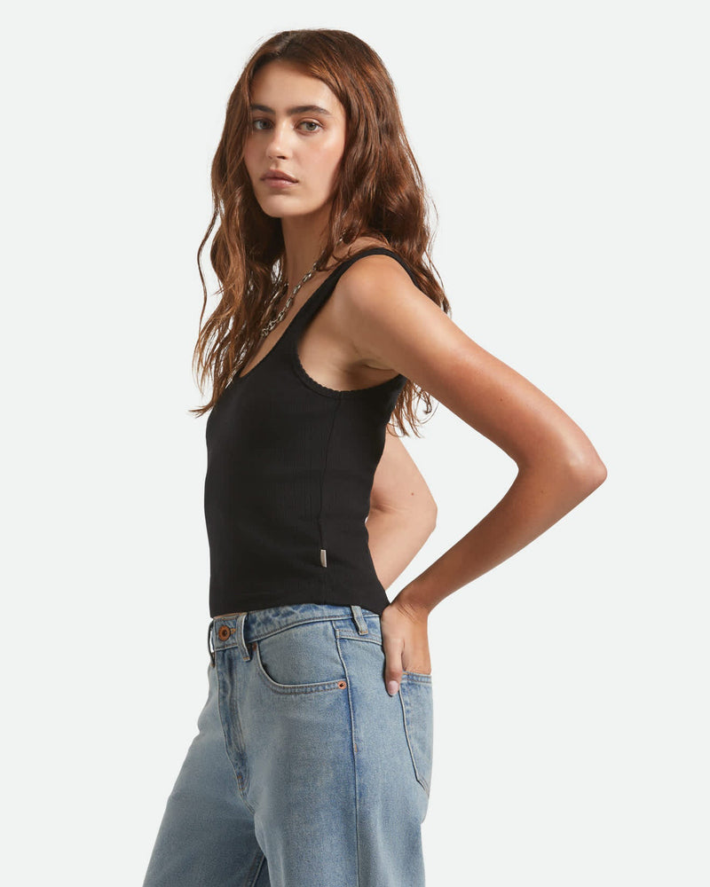 Pointelle Slim Fit Tank