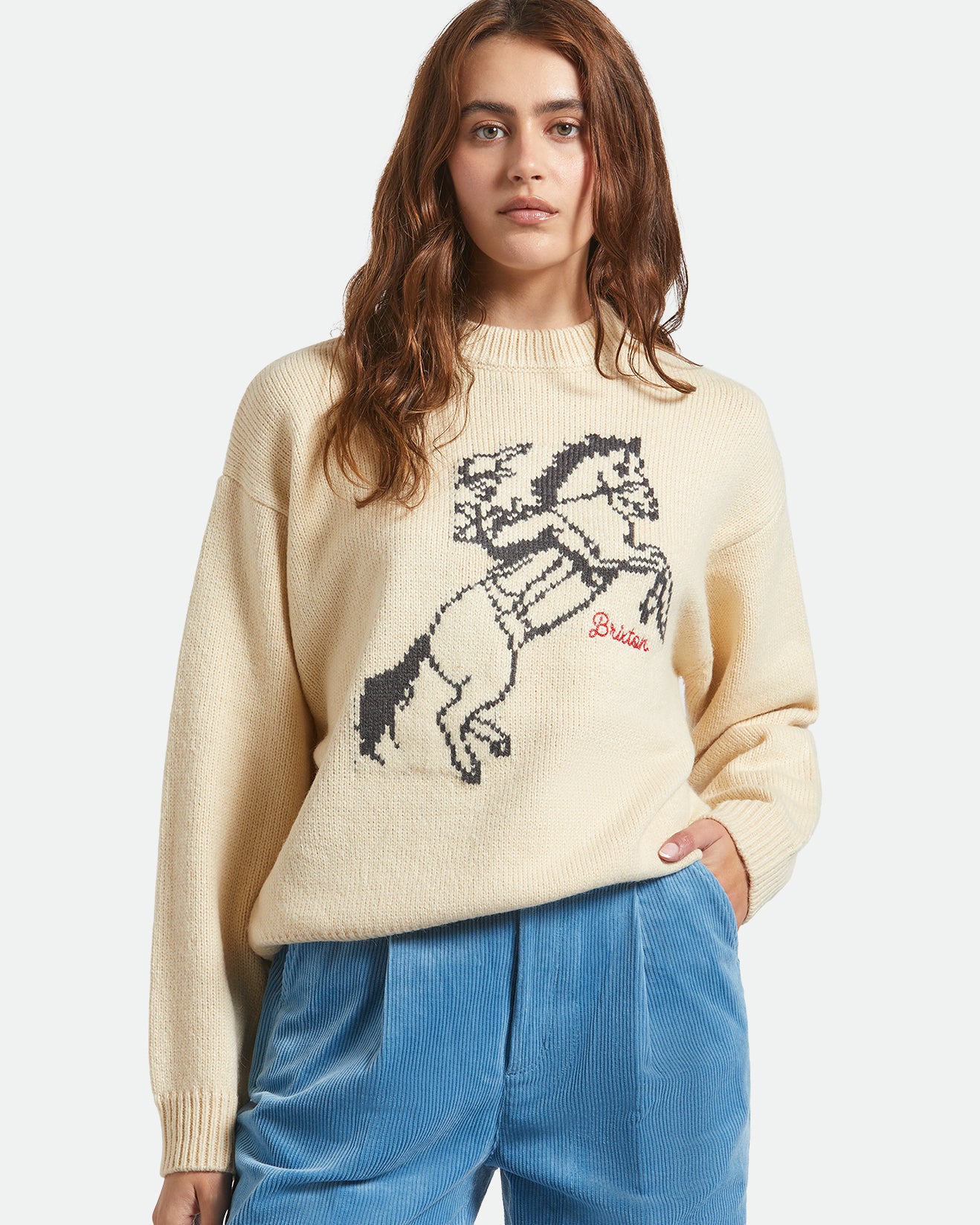 Brixton Ranching Club Crew Sweater