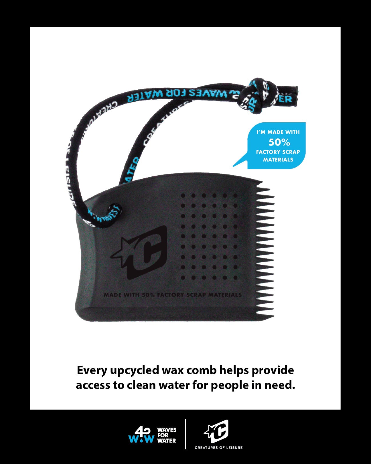 Waves 4 Water Wax Comb