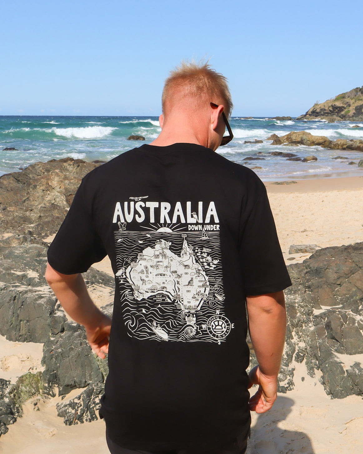 Red Herring Australia Map Tee