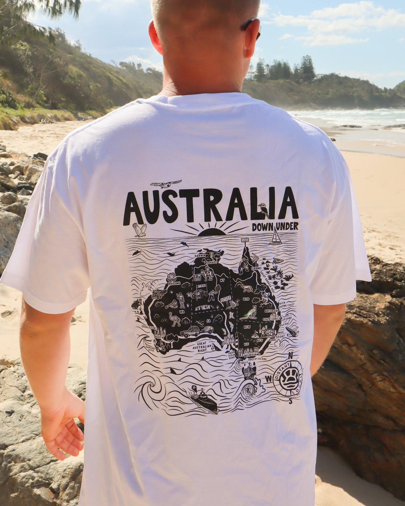 Red Herring Australia Map Tee