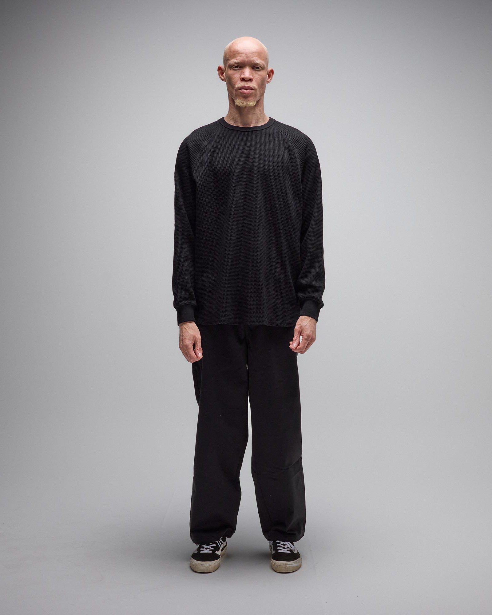 Ag Raglan Waffle Crew