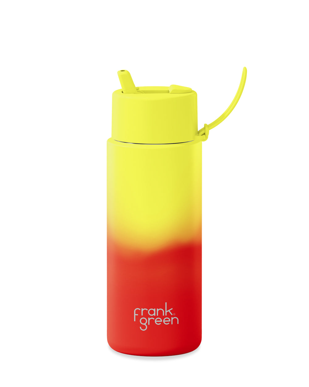 34oz Single Wall Bottle Colour Change with Flip Straw Lid