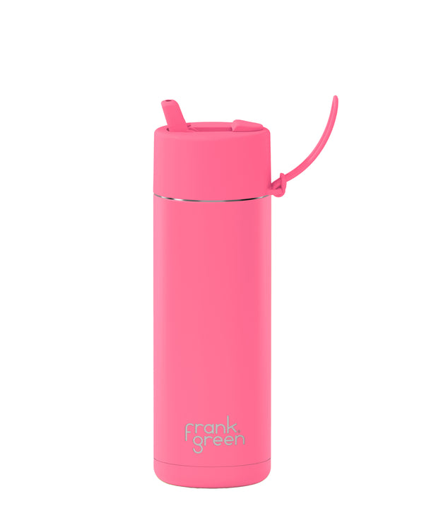 20oz Reusable Bottle with Flip Straw Lid
