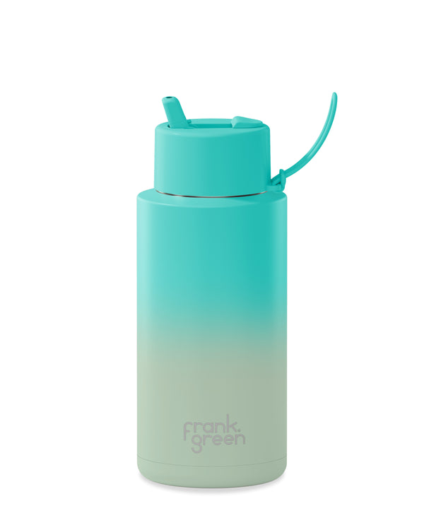 34oz Reusable Bottle With Flip Straw Lid