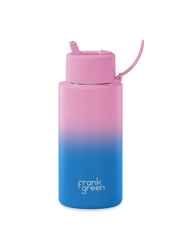 34oz Reusable Bottle With Flip Straw Lid