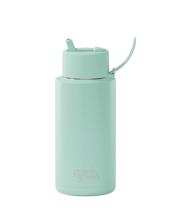 34oz Reusable Bottle with Flip Straw Lid