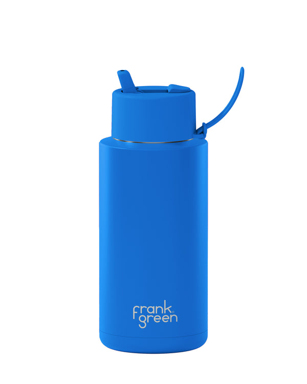 34oz Reusable Bottle with Flip Straw Lid