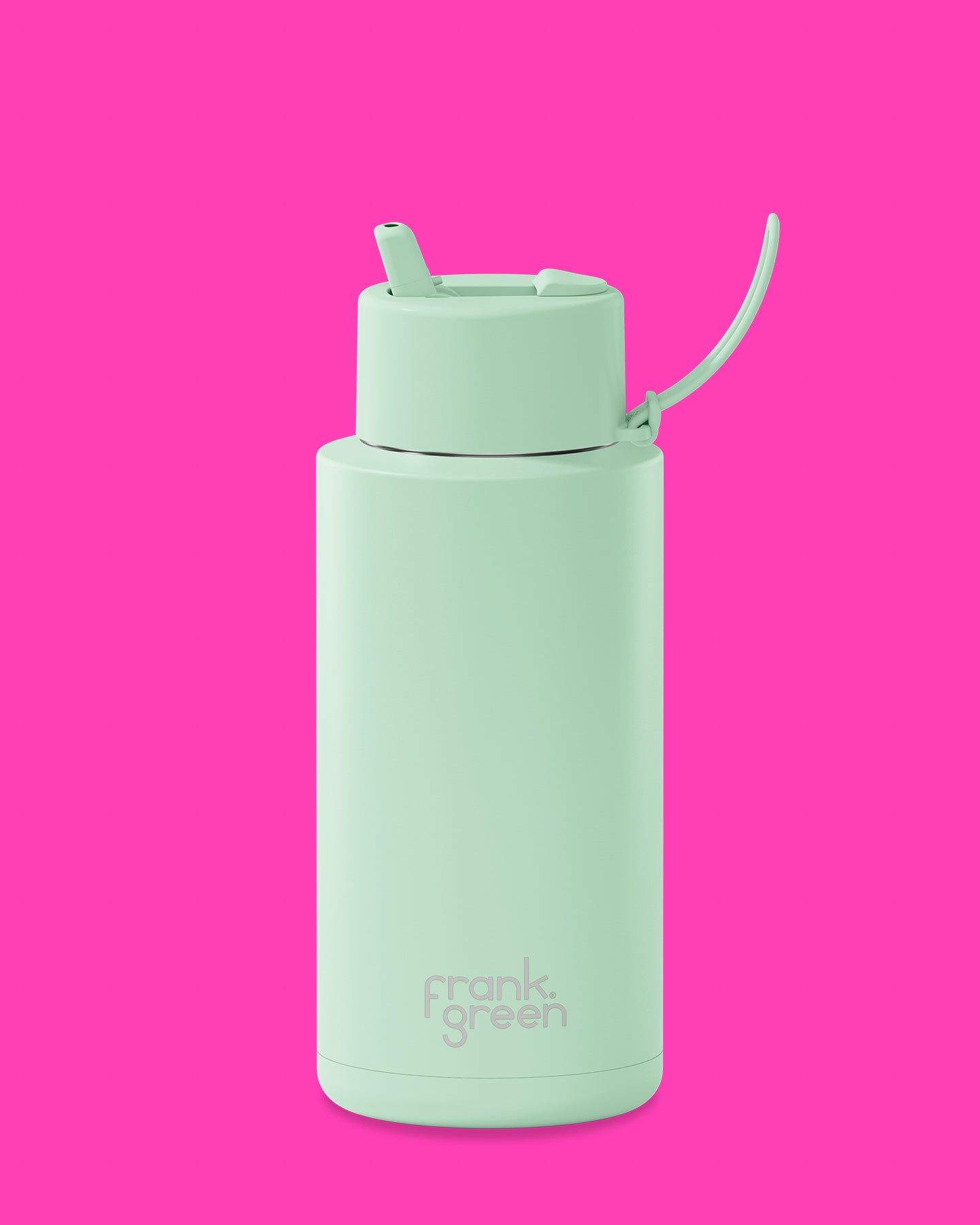 34oz Reusable Bottle With Flip Straw Lid