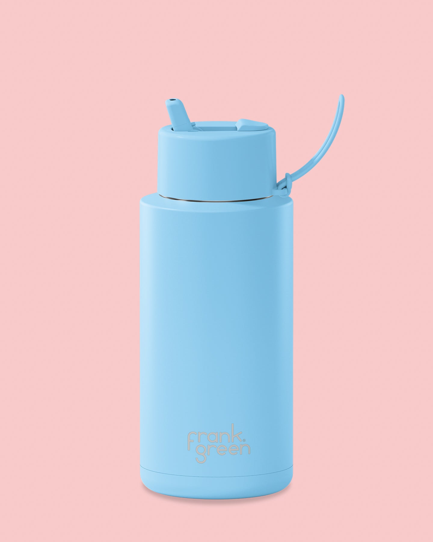34oz Reusable Bottle With Flip Straw Lid