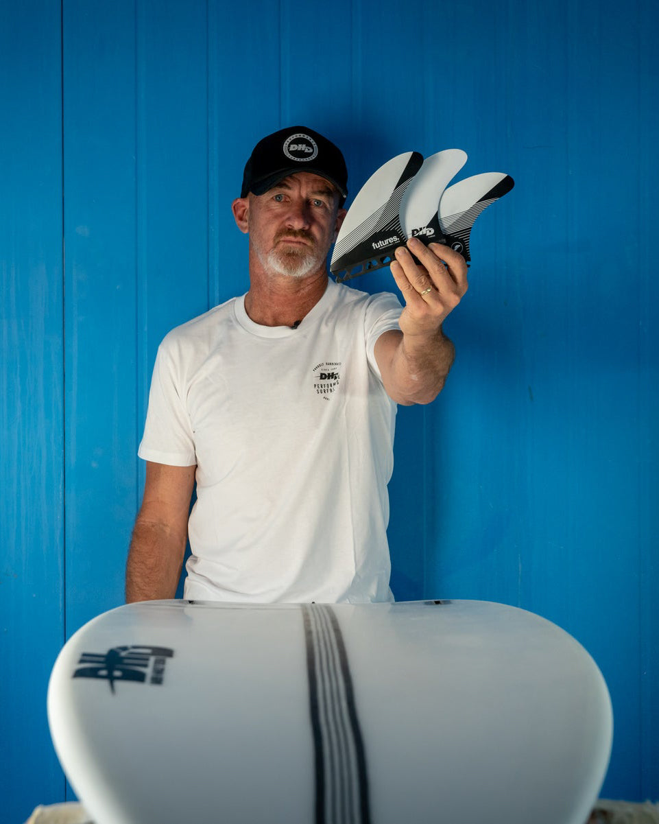 DHD Honeycomb Tri Fin Set Large
