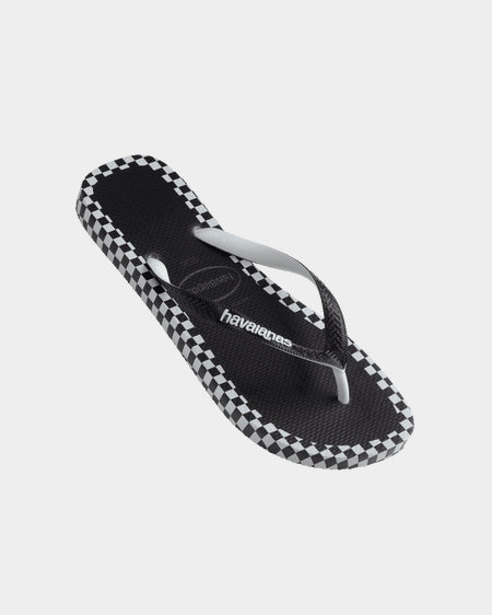 Kids Top Checkmate Black/White
