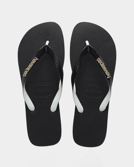 Top Rubber Mix Black/White/Sand