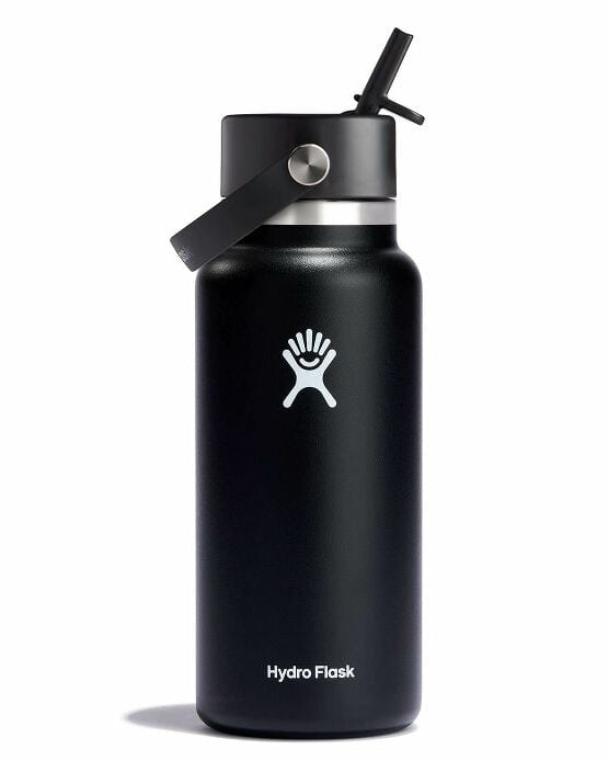 32Oz Wide Travel Bottle With Flex Straw Cap