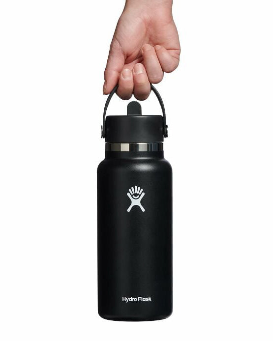 32Oz Wide Travel Bottle With Flex Straw Cap