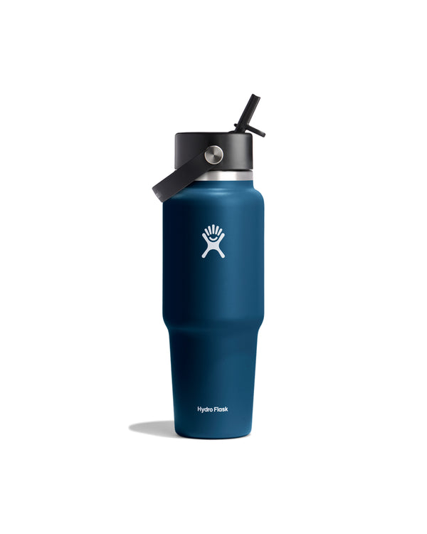32oz Wide Travel Bottle With Flex Straw Cap