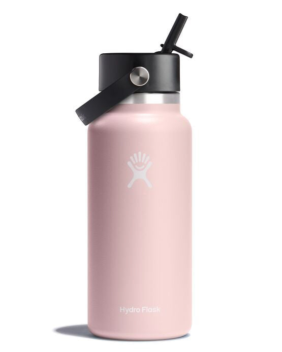 32Oz Wide Travel Bottle With Flex Straw Cap