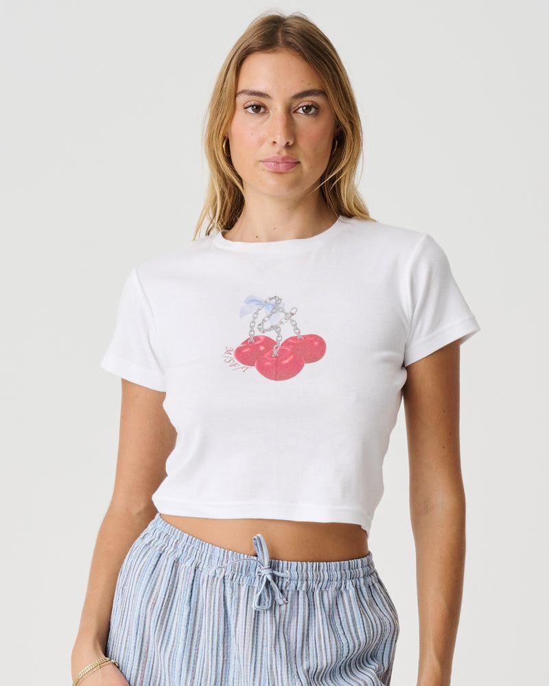 Cherry Rype Rib Tee