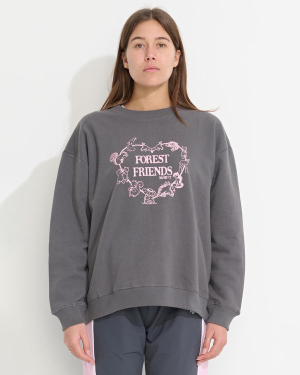 Forest Friends Oversized Crew