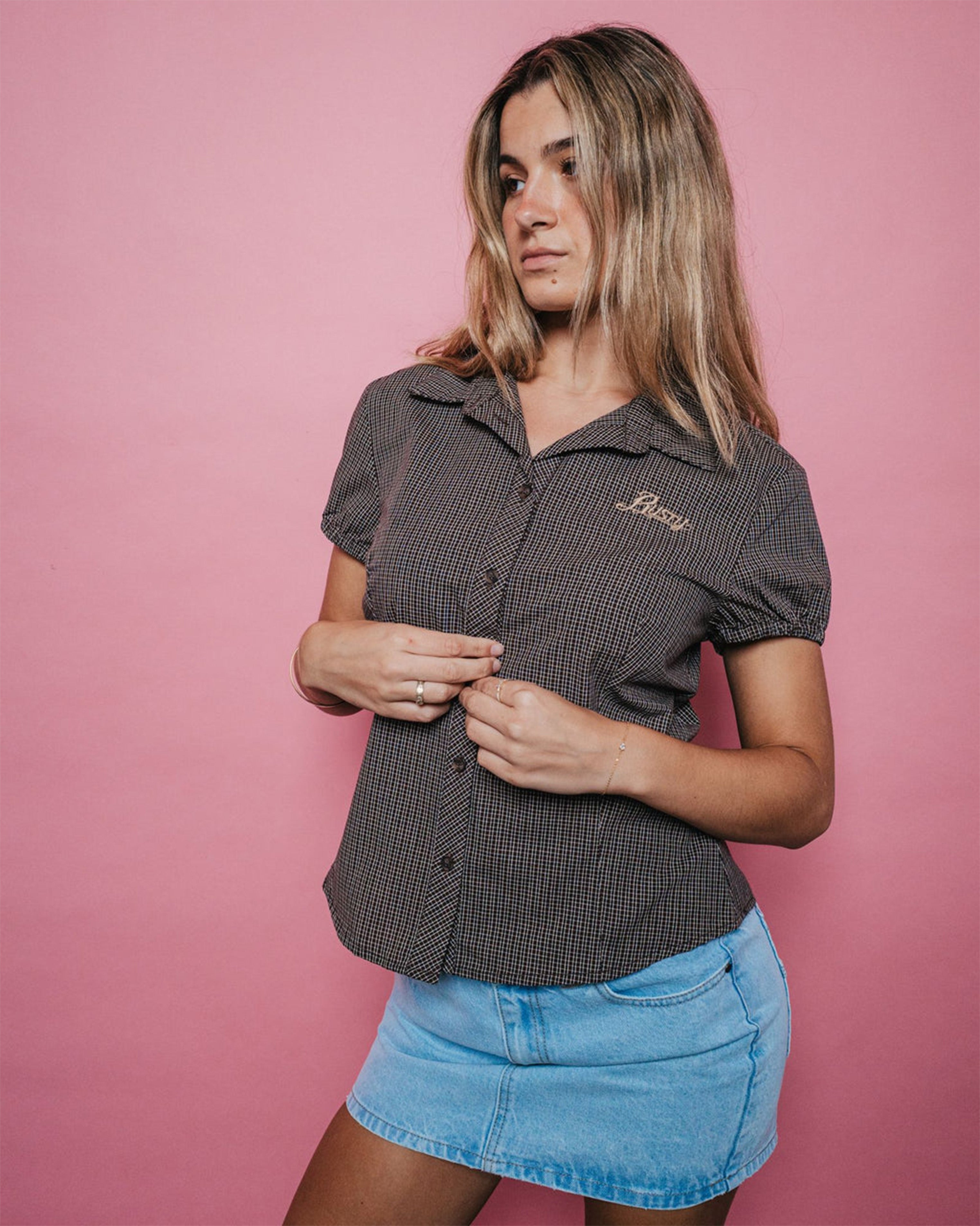 Missy May Check Shirt