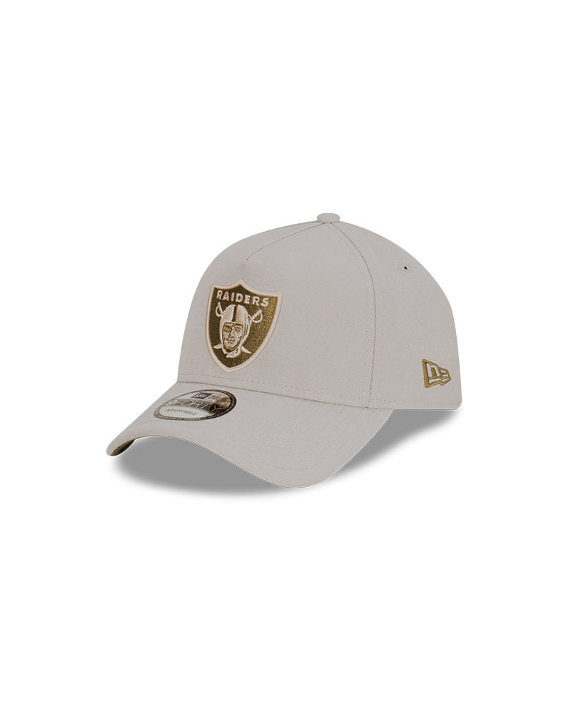 Raiders 9Forty A frame Medium Silver Olive Cap