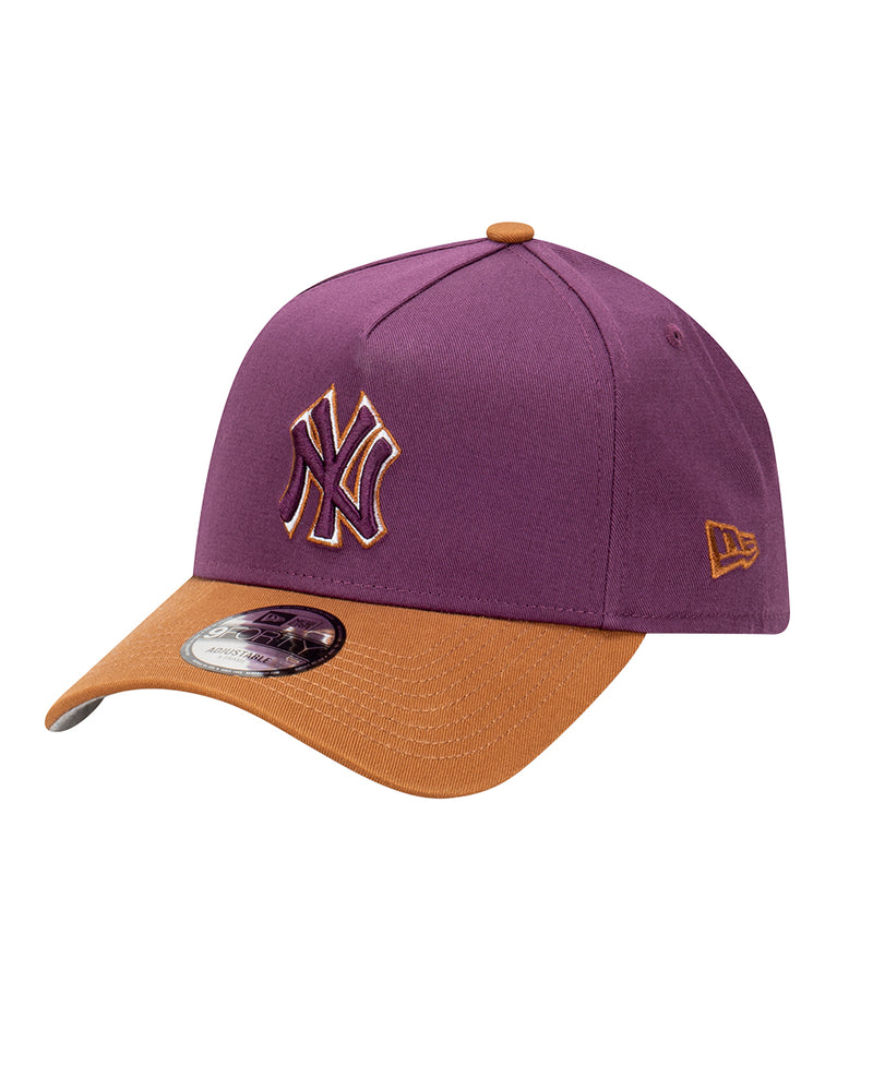 New York Yankees Damson Toasted Peanut 9Forty A-Frame Snapba