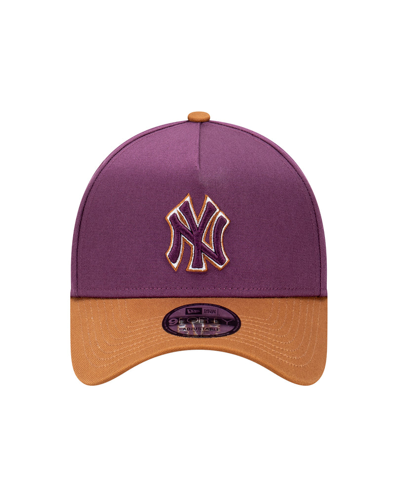 New York Yankees Damson Toasted Peanut 9Forty A-Frame Snapba