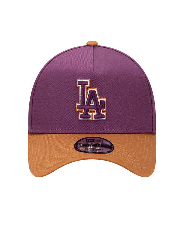 Los Angeles Dodgers Damson Toasted Peanut 9Forty A-Frame Snapback