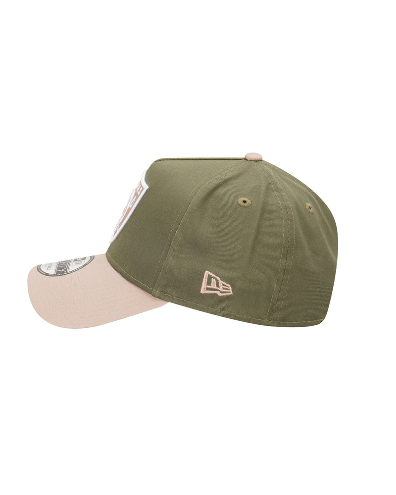 Las Vegas Raiders New Olive Ash Brown 9Forty A-Frame Snapback