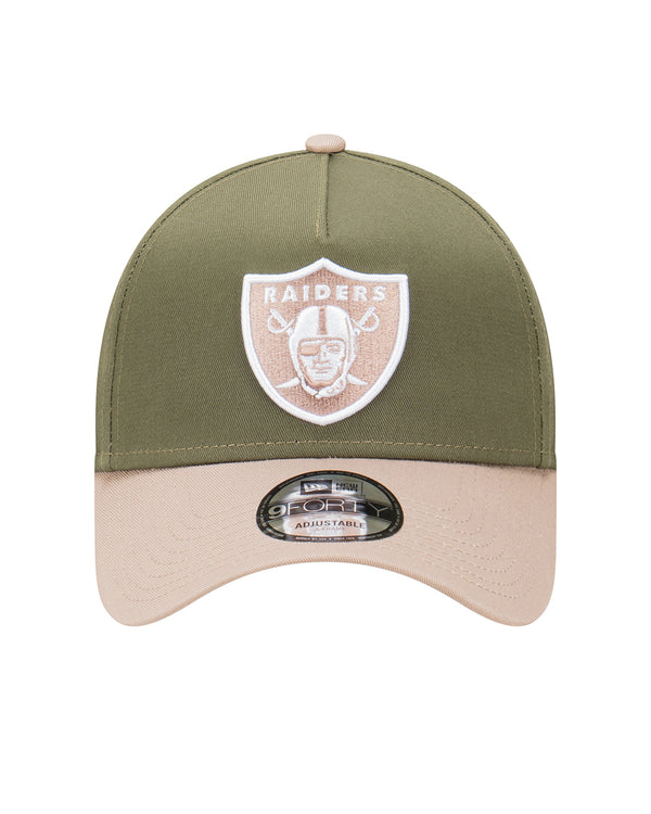 Las Vegas Raiders New Olive Ash Brown 9Forty A-Frame Snapback