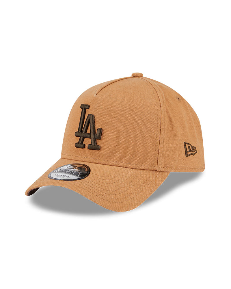9Forty A-Frame Washed Canvas Los Angeles Dodgers Cap