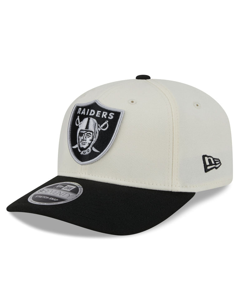 9Seventy Stretch Snap 2-Tone Chrome Las Vegas Raiders Cap