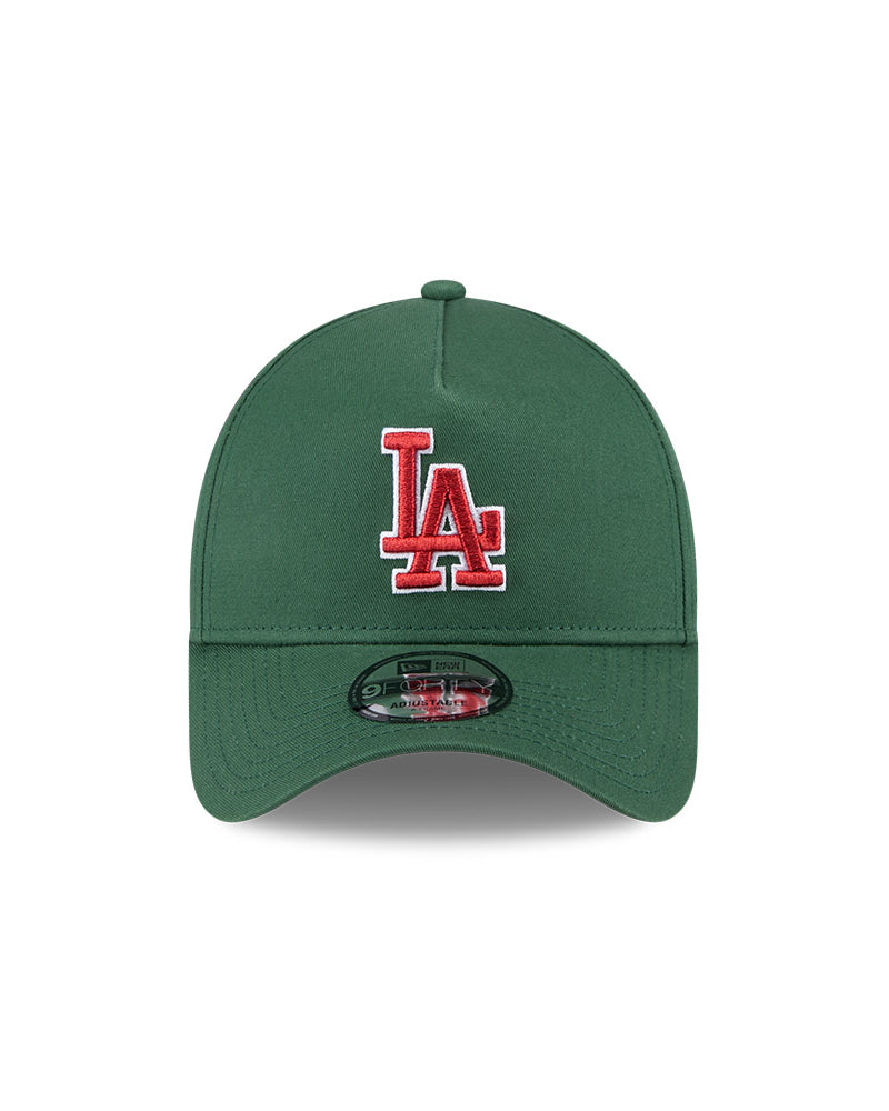 9Forty A-Frame Cilantro Metallic Los Angeles Dodgers Cap