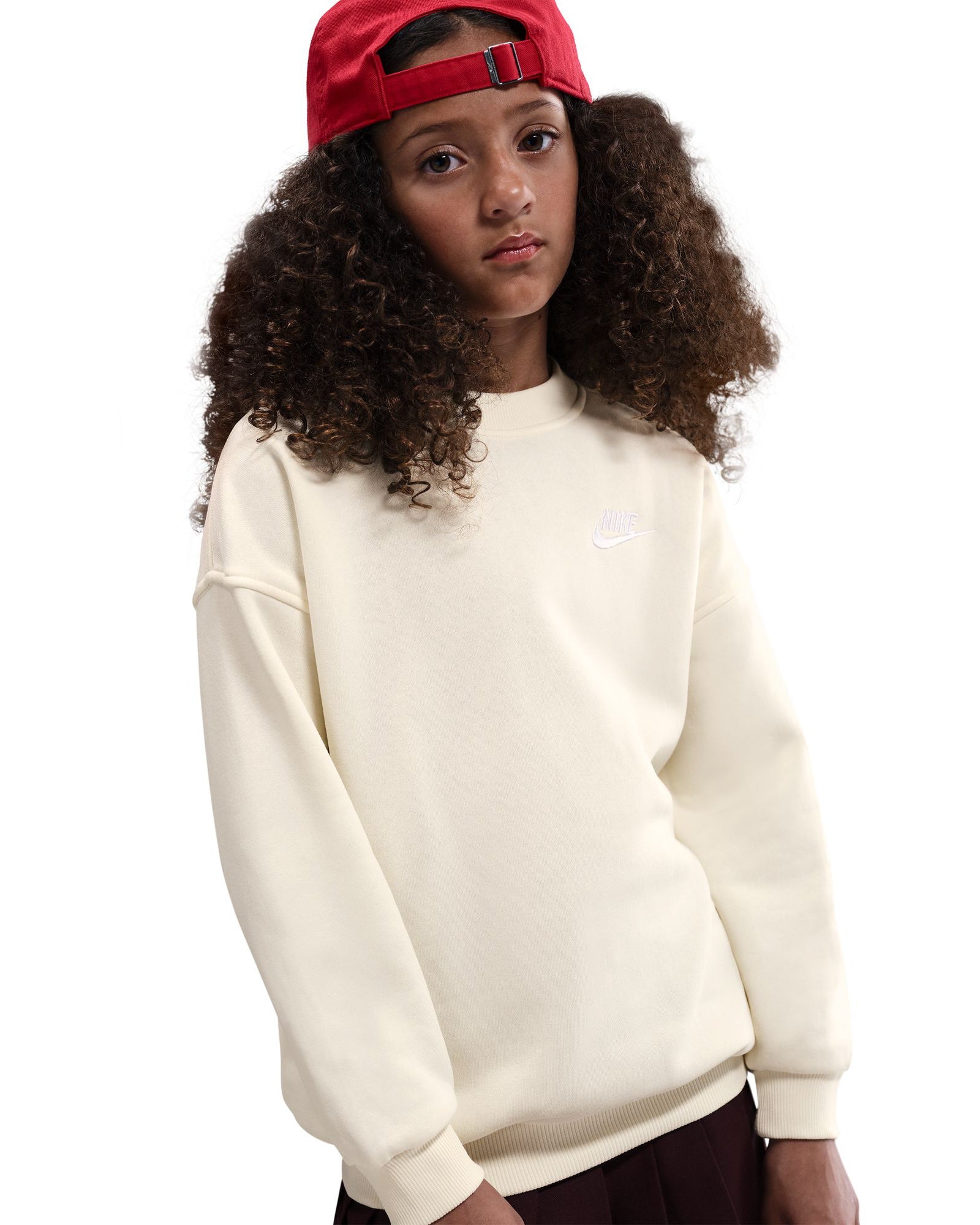 Girls Sportswear Club Fleece Crew