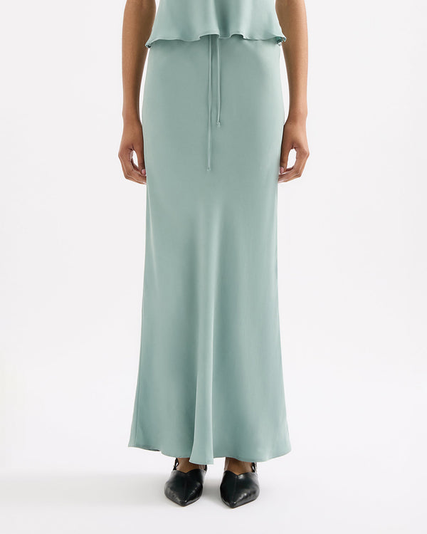 Lea Cupro Maxi Skirt