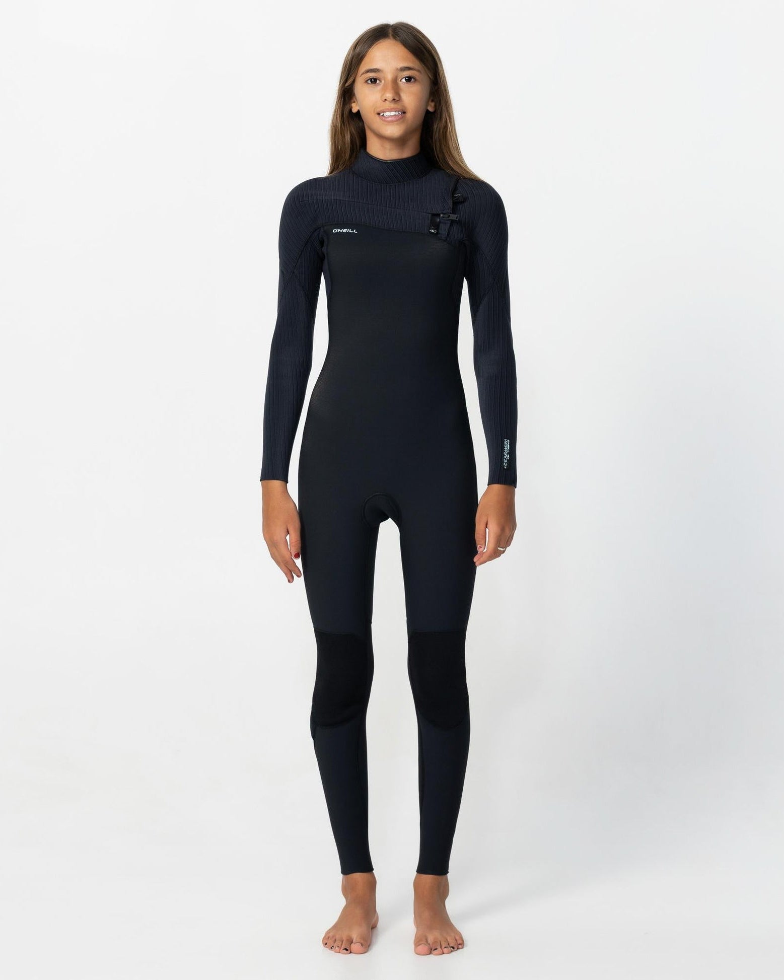 Girls Hyperfreak Chest Zip Full 3/2+Mm Long Sleeve Steamer