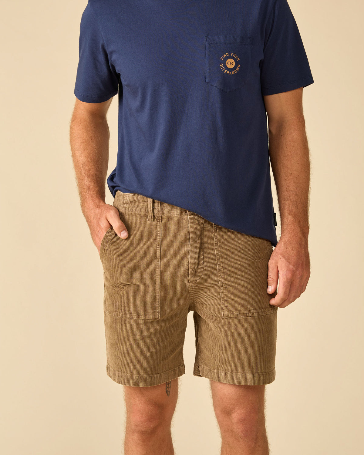 Seventyseven Cord Utility Short