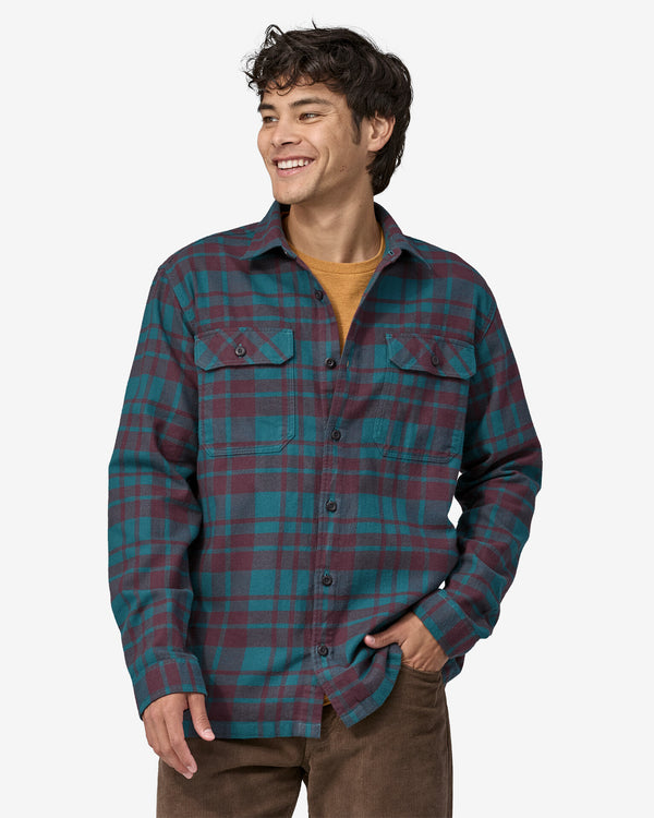 Long Sleeve Organic Cotton Fjord Flannel Shirt