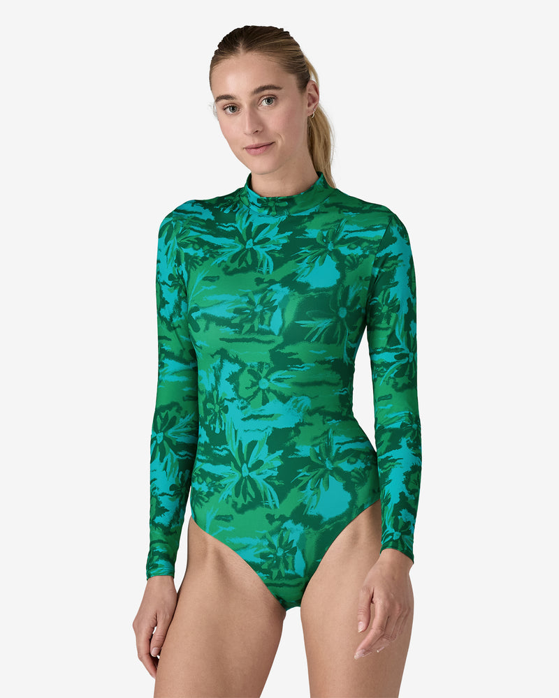 Long Sleeve Swell Seeker One Piece Swimsuit