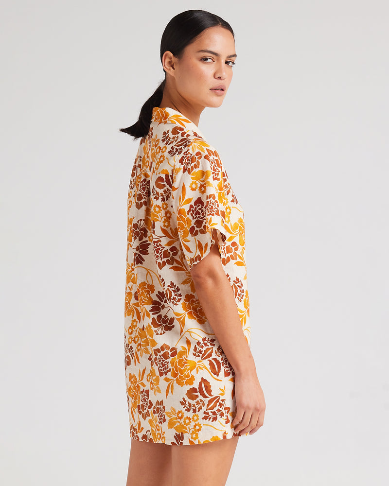 Aruba Short Sleeve Shirt Dress