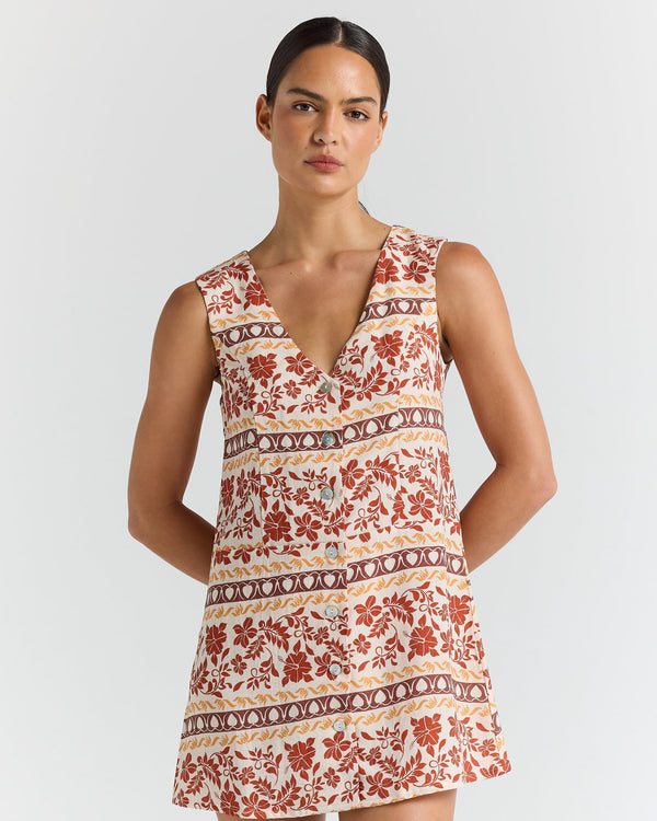 Samoa V Button Up Dress