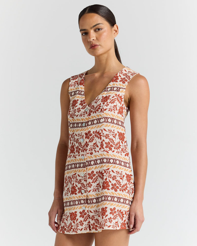 Samoa V Button Up Dress