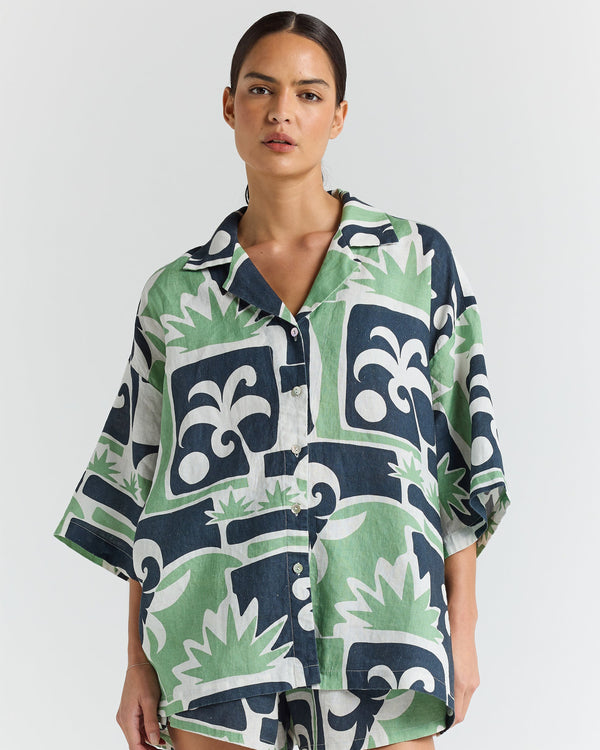 Beachcomber 100% Linen Over Shirt