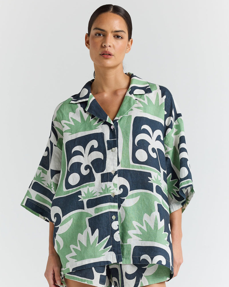 Beachcomber 100% Linen Over Shirt